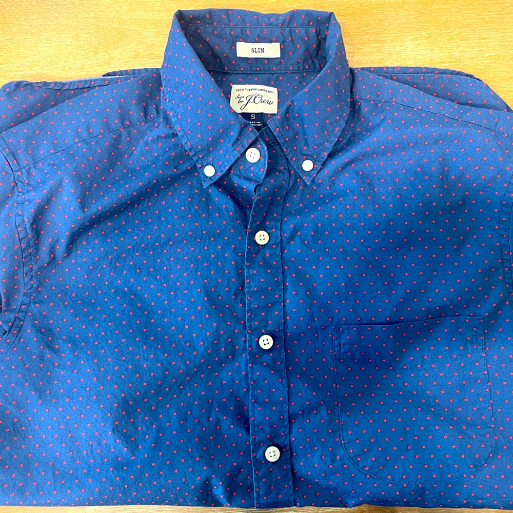 J. Crew Long Sleeve Button Up Shirt (Slim)